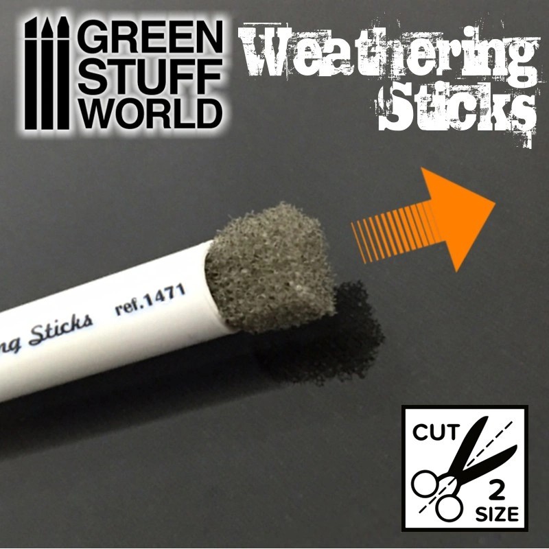 GREEN STUFF WORLD 9311  Weathering Brush 8mm SÜNGER ESKİTME FIRÇASI