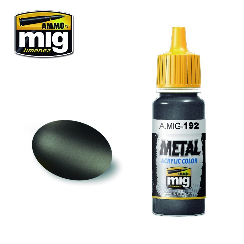 AMMO MIG 0192 Polished Metal Metalik Maket Boyası