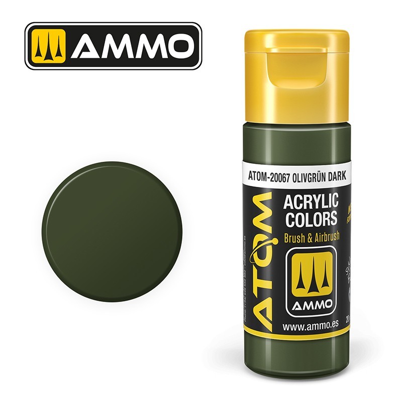 AMMO MIG ATOM 20067 Olivgrün Dark AKRİLİK MAKET BOYASI