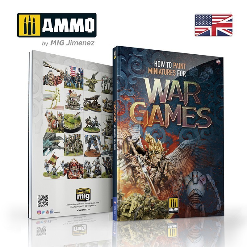 AMMO MIG 6285 How to Paint Miniatures for Wargames (English) - MASAÜSTÜ OYUNLARI İÇİN FİGÜR BOYAMA TEKNİKLERİ KİTABI