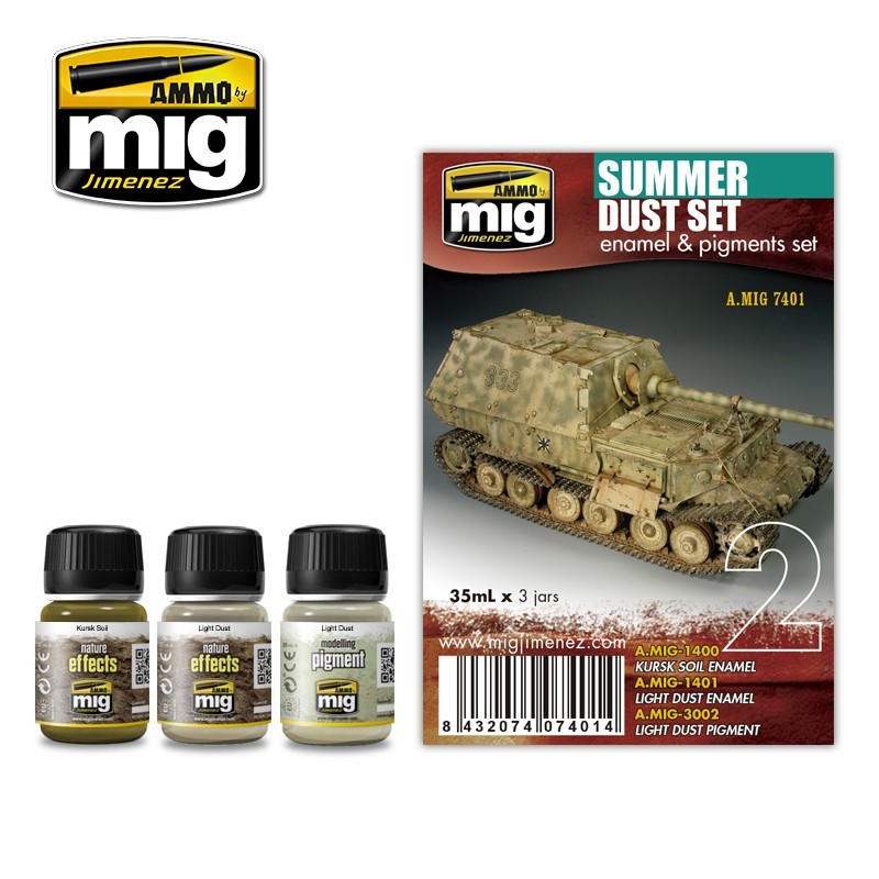 AMMO MIG 7401 Summer Dust Set - Yaz Dönemi Kirletme Seti