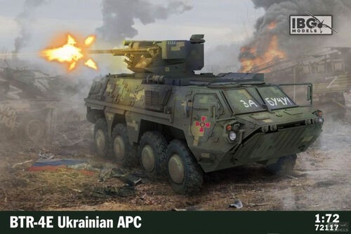 IBG MODELS 72117 1/72 BTR-4E UKRAINIAN APC MODERN UKRAYNA ZIRHLI MUHAREBE ARACI MAKETİ