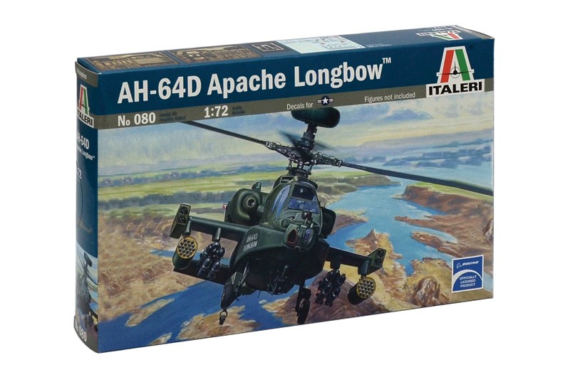 ITALERI 0080 1/72 AH-64 D APACHELONGBOW SALDIRI HELİKOPTERİ MAKETİ