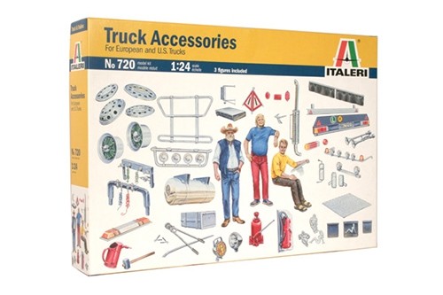 ITALERI 0720 1/24 TRUCK ACCESSORIES FİGÜR ve AKSESUAR SETİ