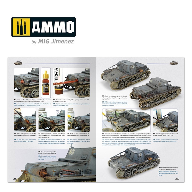 AMMO MIG 6037 How to Paint Early WWII German Tanks İKİNCİ DÜNYA SAVAŞI ALMAN TANKLARI İLK DÖNEM BOYAMA TEKNİKLERİ KİTABI