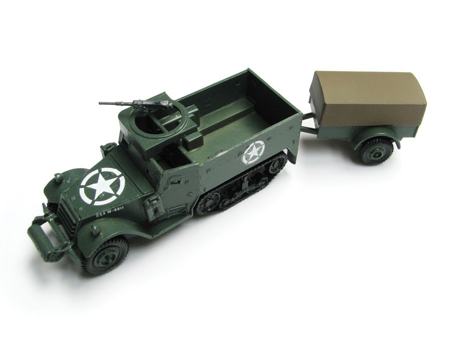 Airfix 02318 1/76 American Half Track M3 ASKERİ KARA ARACI MAKETİ