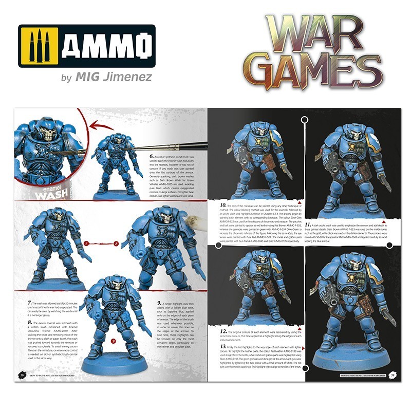 AMMO MIG 6285 How to Paint Miniatures for Wargames (English) - MASAÜSTÜ OYUNLARI İÇİN FİGÜR BOYAMA TEKNİKLERİ KİTABI