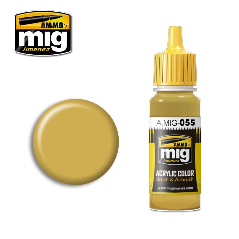 AMMO MIG 0055 OIL OCHRE MAKET BOYASI