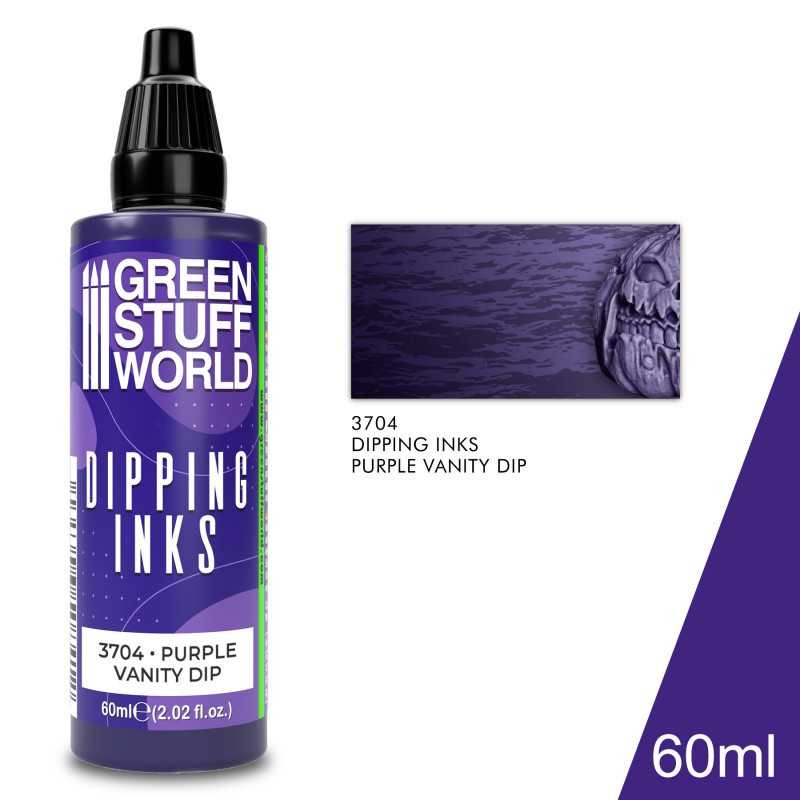 GREEN STUFF WORLD 3704 Dipping Ink Purple Vanity Dip MAKET BOYASI 60 ml