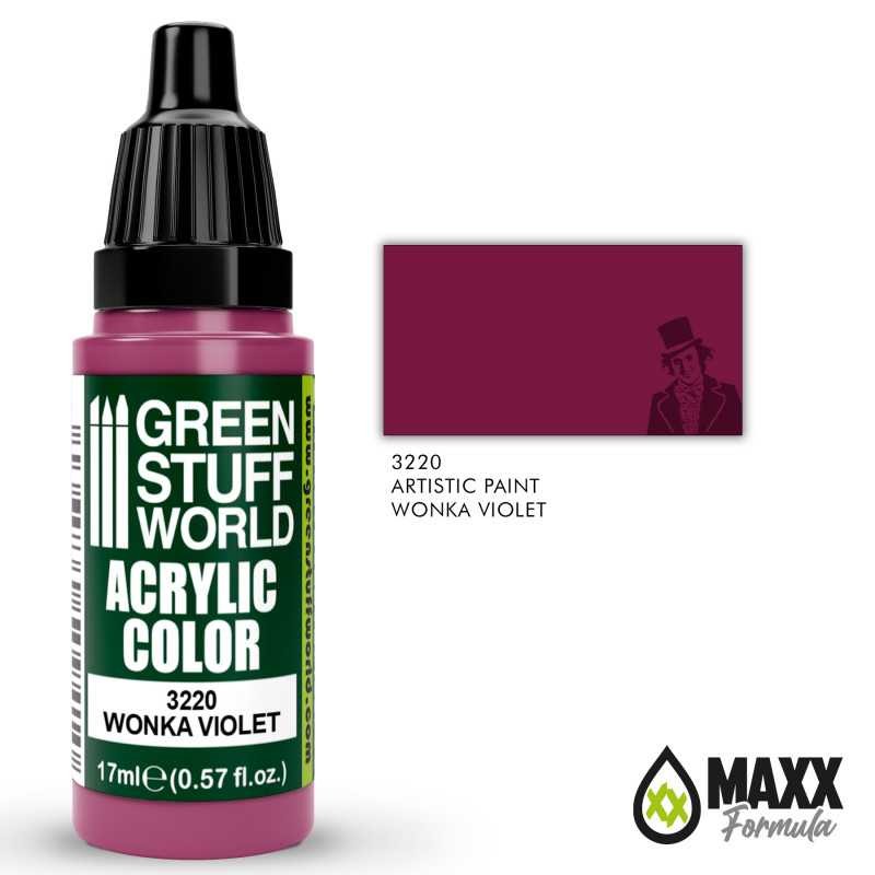 GREEN STUFF WORLD 3220 Acrylic Color WONKA VIOLET MAKET BOYASI