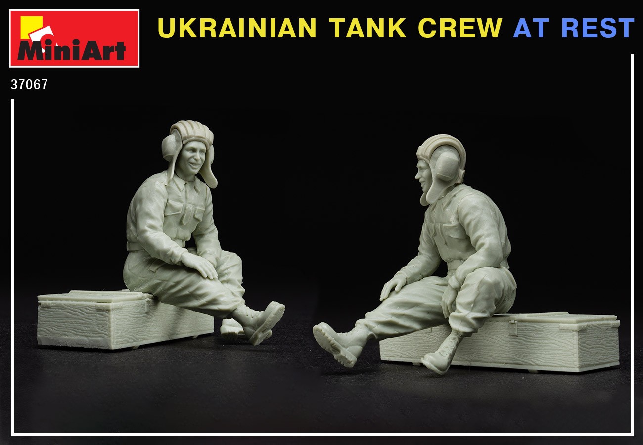 MINIART 37067 1/35 Dinlenen Ukraynalı Tank Mürettebatı