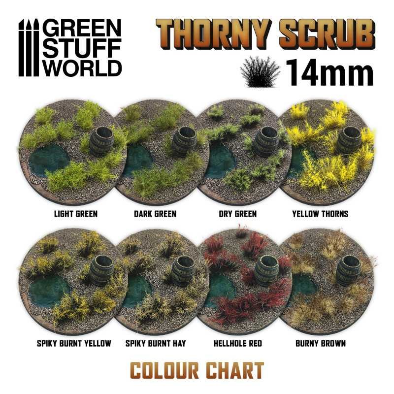 GREEN STUFF WORLD 11503 Thorny Scrubs - BURNT YELLOW - YANMIŞ SARI