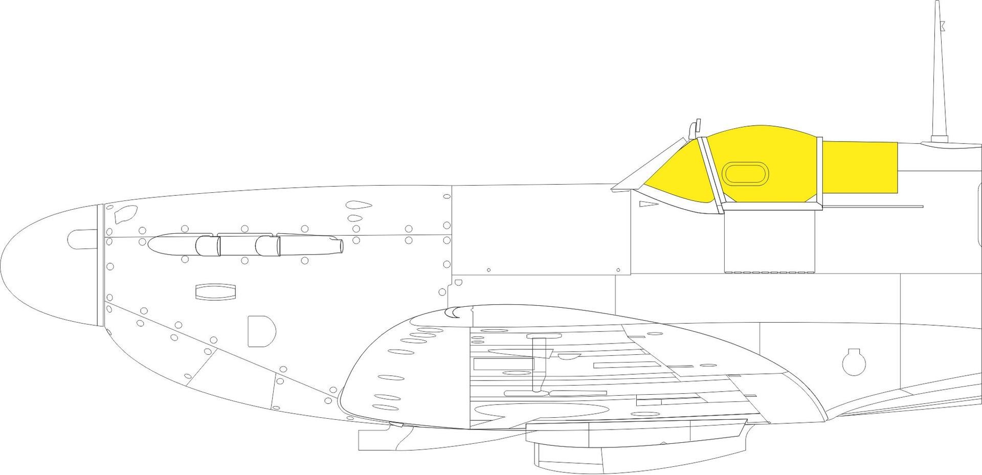 EDUARD EX914 1/48 EA-18G TFace İKİ TARAFLI KOLAY MASKELEME SETİ