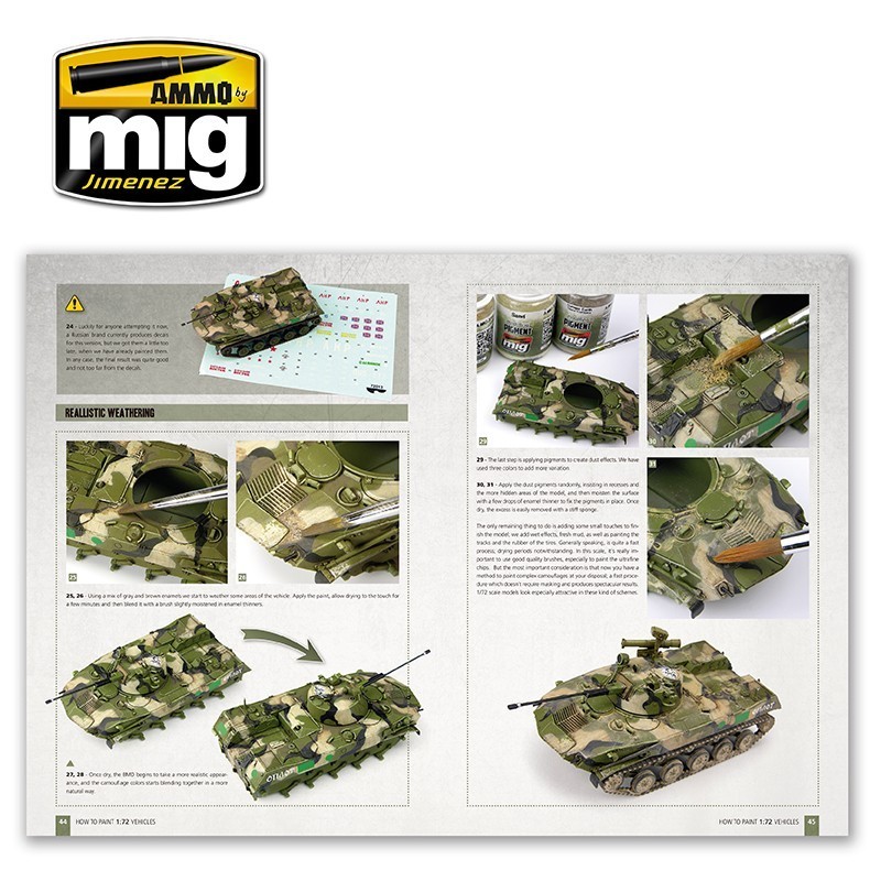 AMMO MIG 6019 THE WEATHERING SPECIAL How to Paint 1/72 Military Vehicles (English) - 1/72 ASKERİ ARAÇLAR BOYAMA TEKNİKLERİ KİTABI