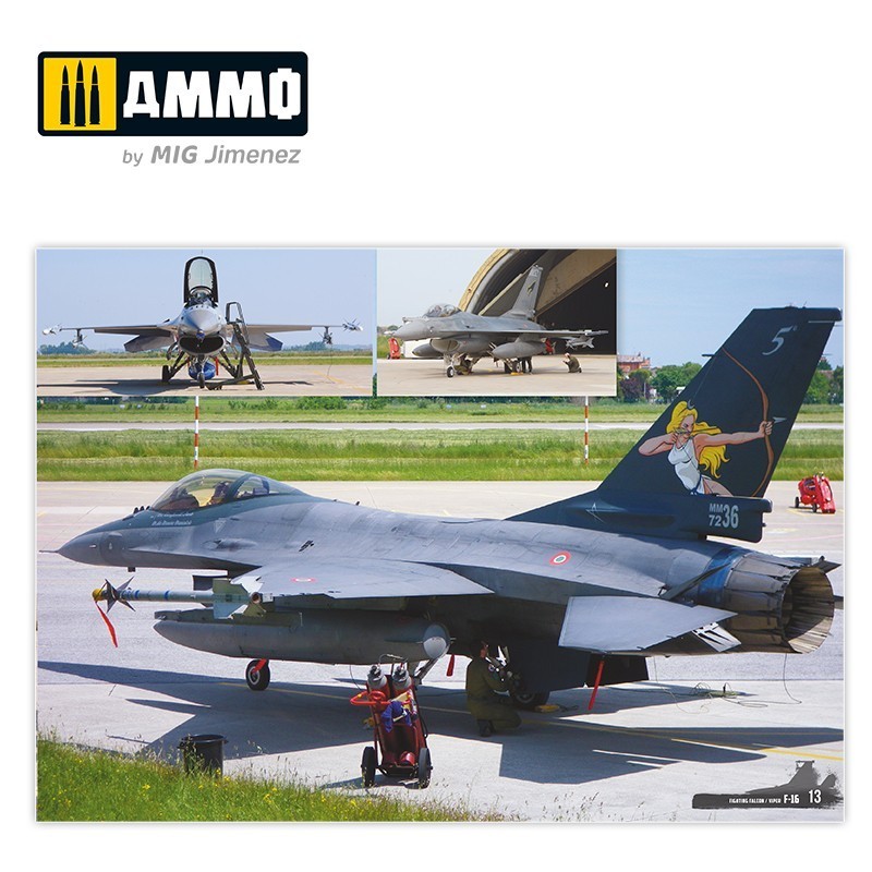 AMMO MIG 6029 F-16 Fighting Falcon / VIPER - VISUAL MODELERS GUIDE REFERANS FOTOĞRAFLARI DERGİSİ