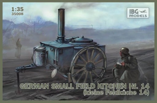 IBG MODELS 35008 1/35 GERMAN SMALL FIELD KITCHEN HF14 (KLEINE FELDKÜCHE) İKİNCİ DÜNYA SAVAŞI ALMAN SAHRA MUTFAĞI MAKETİ