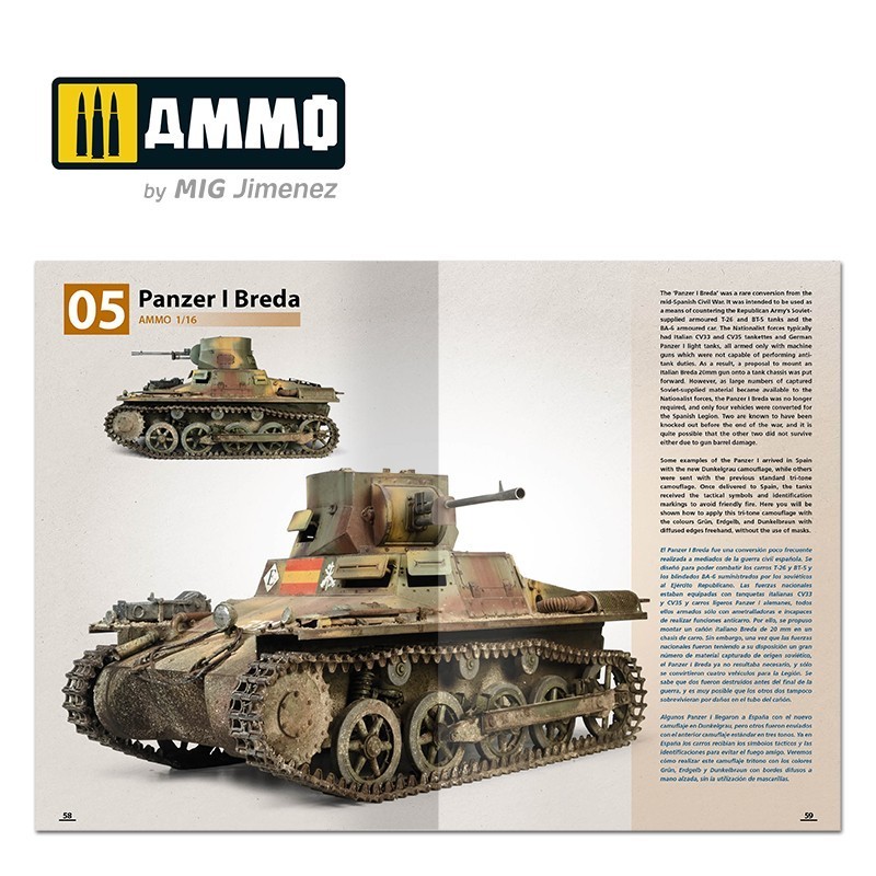 AMMO MIG 6037 How to Paint Early WWII German Tanks İKİNCİ DÜNYA SAVAŞI ALMAN TANKLARI İLK DÖNEM BOYAMA TEKNİKLERİ KİTABI