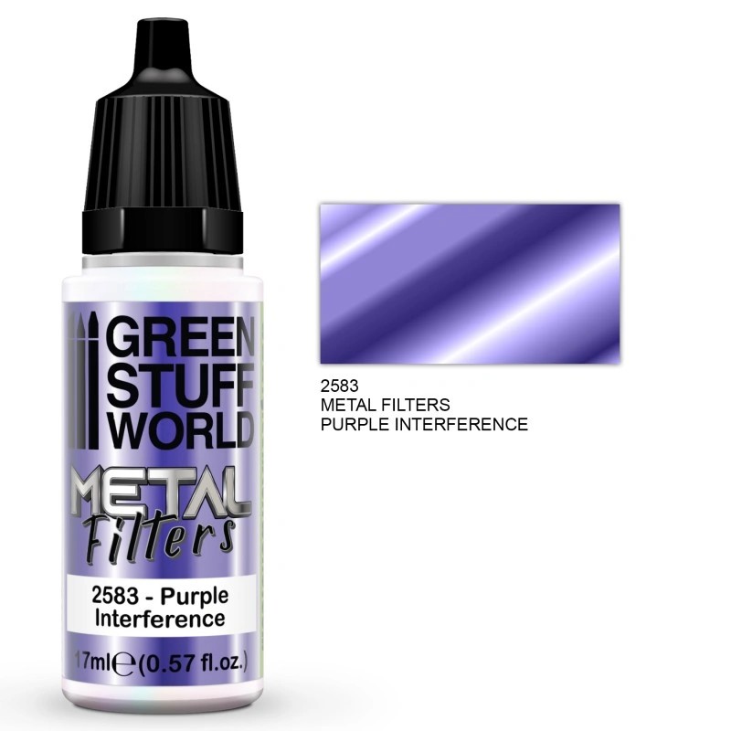 GREEN STUFF WORLD 2583 Metal Filters - Purple Interference METALİK EFEKT FİLTRESİ- MOR