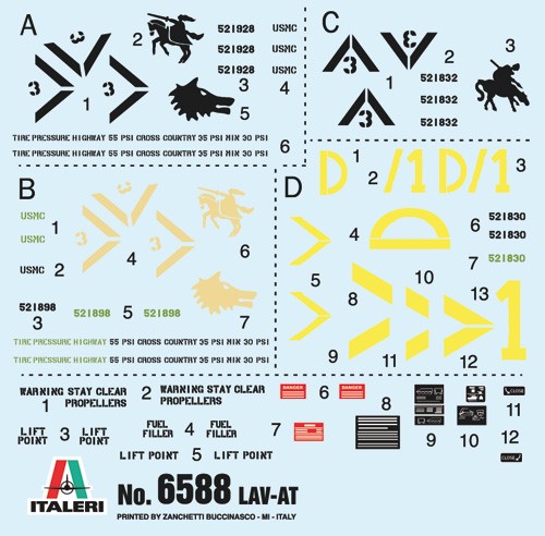 ITALERI 6588 1/35 LAV-AT ASKERİ ZIRHLI ARAÇ MAKETİ