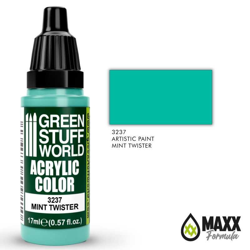 GREEN STUFF WORLD 3237 Acrylic Color MINT TWISTER MAKET BOYASI