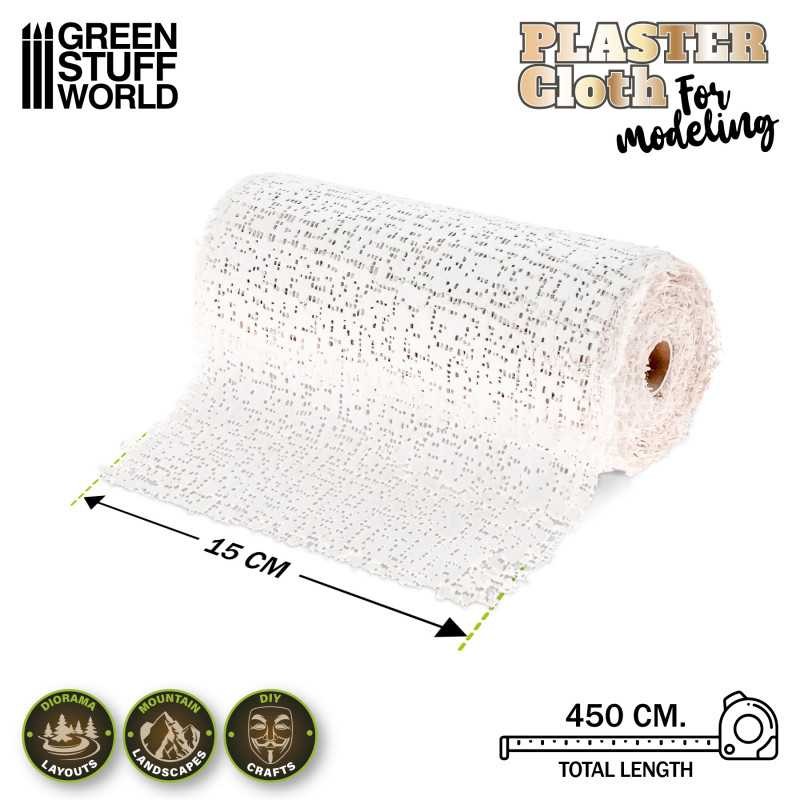 GREEN STUFF WORLD 3115 Hobby Plaster Cloth - DİORAMA ZEMİN KAPLAMASI