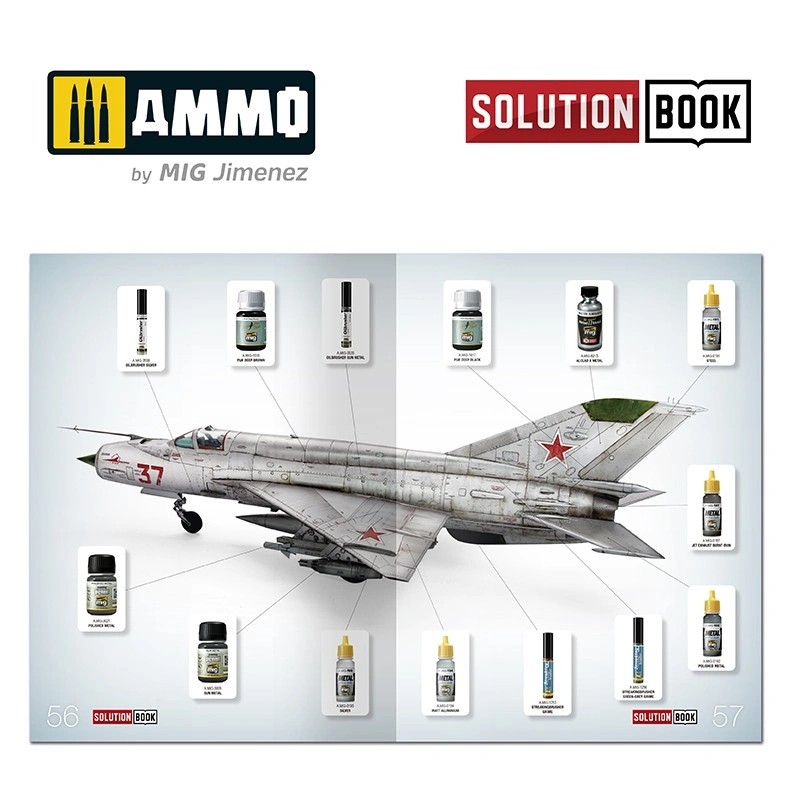 AMMO MIG 6521 METALİK UÇAKLARI NASIL BOYARIZ TEKNİK İÇERİKLİ DERGİ