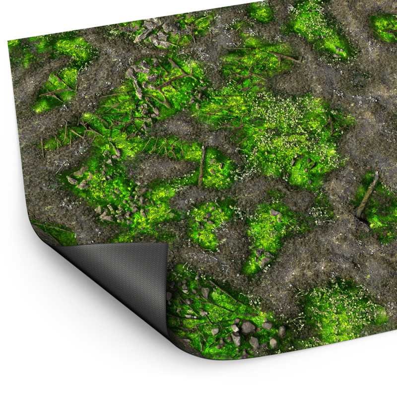 GREEN STUFF WORLD 6347 Neoprene Mat Boneblight Marsh (120x180cm) - MASAÜSTÜ OYUN MATI