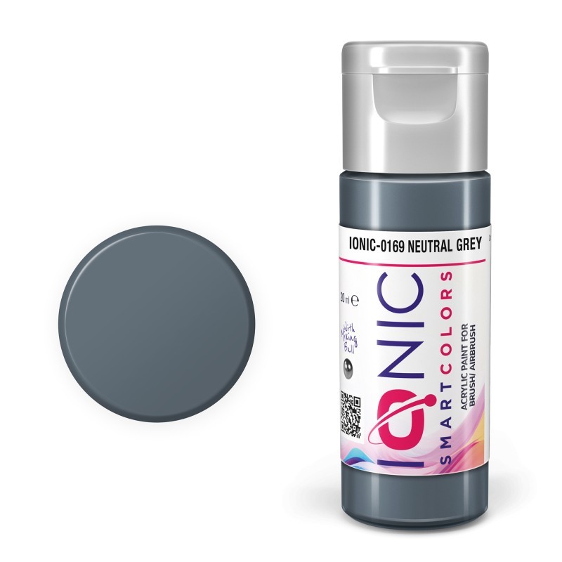 AMMO MIG IONIC 0169 Neutral Grey AKRİLİK MAKET BOYASI