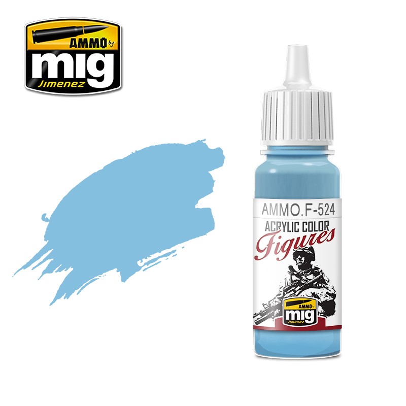 Ammo Mig Figür Boyası - F524 LIGHT SKY BLUE