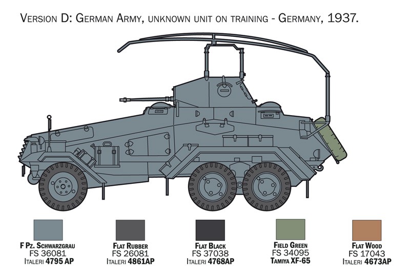 ITALERI 6433 1/35 Sd. Kfz. 232 6 Rad. ASKERİ KARA ARACI MAKETİ