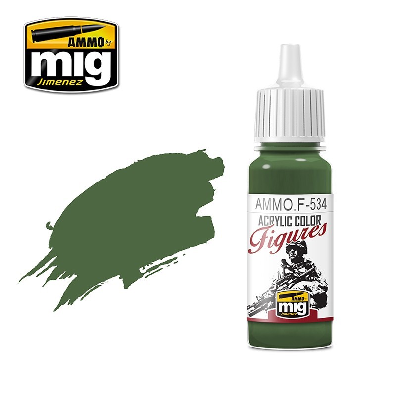 Ammo Mig Figür Boyası - F534 OLIVE GREEN