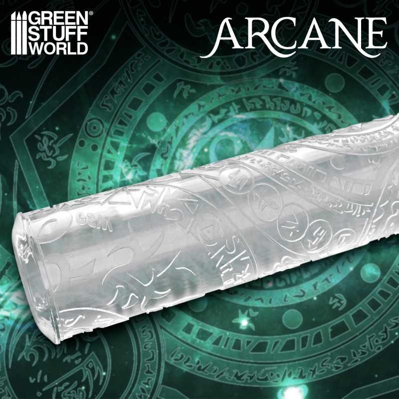 GREEN STUFF WORLD 3411 ROLLİNG PİN Arcane – Arcane DESENLİ ZEMİN RULOSU