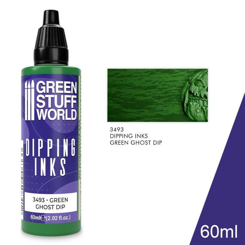 GREEN STUFF WORLD 3493 Dipping Ink GREEN GHOST DIP MAKET BOYASI 60 ml