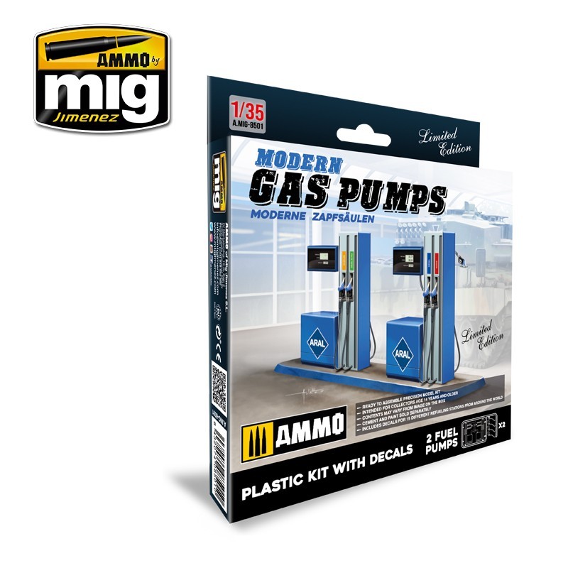AMMO MIG 8501 MODERN GAS PUMPS Limited Edition - Modern Benzin Pompası Sınırlı Üretim