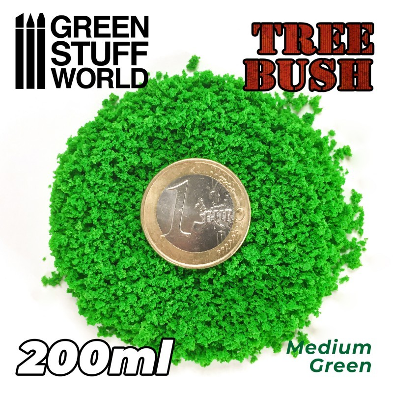 GREEN STUFF WORLD 11184 Tree Bush Clump Foliage - Medium Green - 200ml
