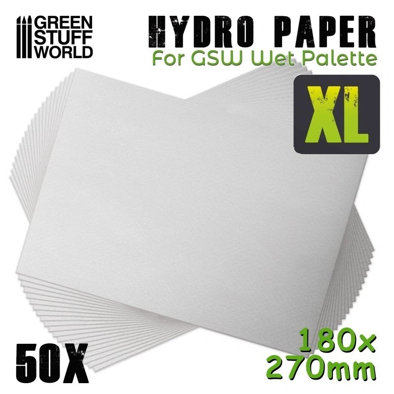 GREEN STUFF WORLD 10621 Hydro Paper XL x50 EKSTRA YAĞLI KAĞIT