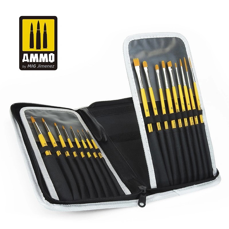 AMMO MIG 8580 Brush Arsenal - Brush Organization & Protective Storage