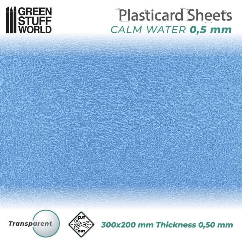 GREEN STUFF WORLD 1394 Calm Water Sheet - Sakin Su Levhası 0,5mm