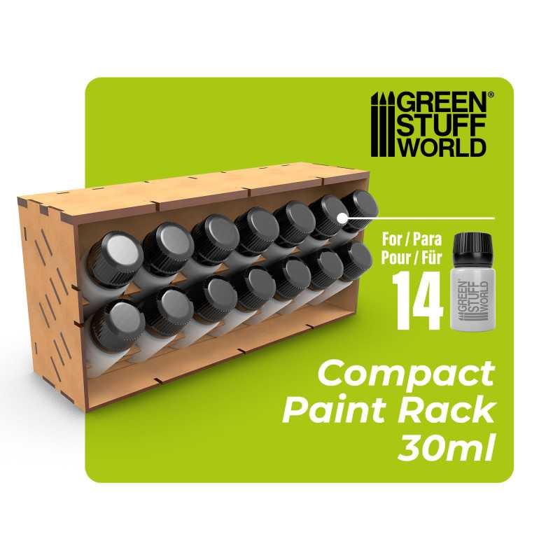 GREEN STUFF WORLD 14173 Vertical Paint Organizer 30ml COMPACT -14'LÜ BOYA STANDI 30 ML