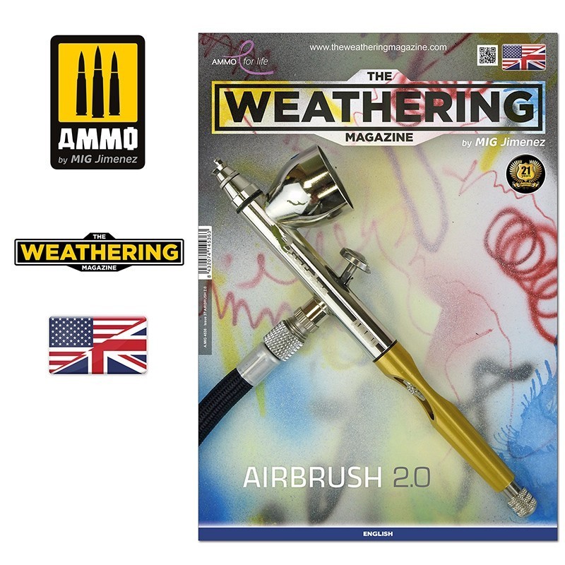 AMMO MIG 4536 THE WEATHERING MAGAZINE #37 – Airbrush 2.0 ENGLISH