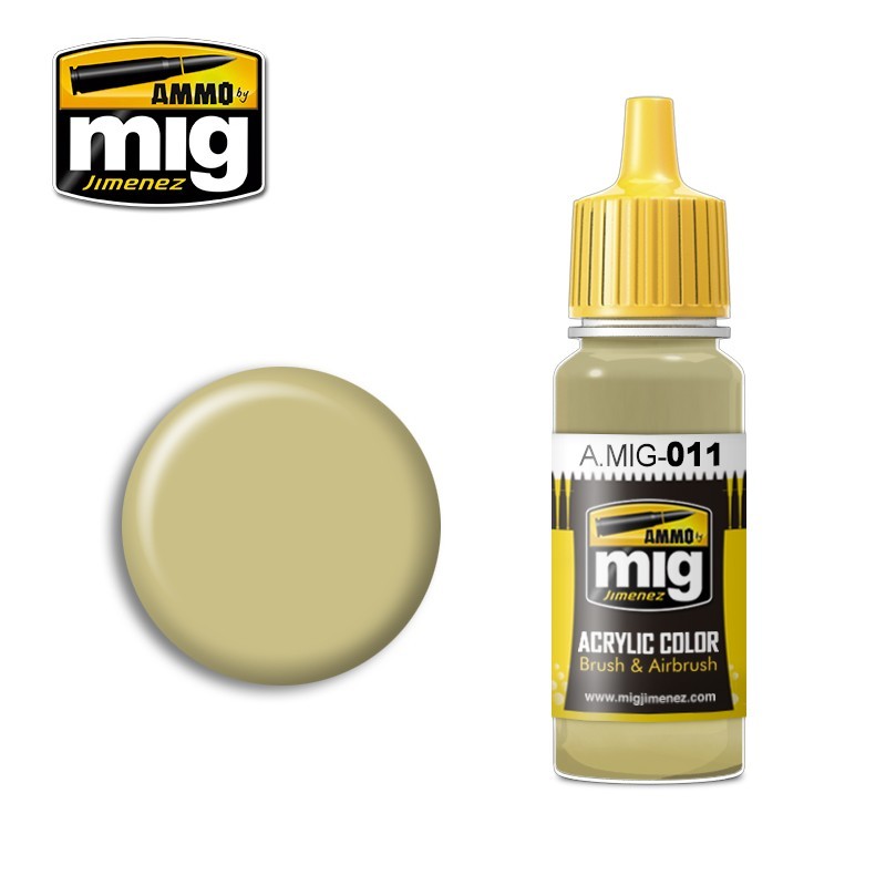 AMMO MIG 0011 RAL 7028 DUNKELGELB AUS ’44 DG I MAKET BOYASI