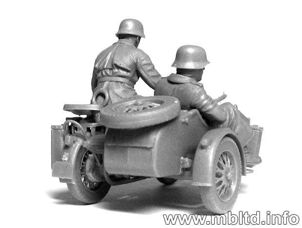 MASTER BOX 1/35 3548 "Kradsch\u00fctzen: German Motorcycle Troops on the Move"