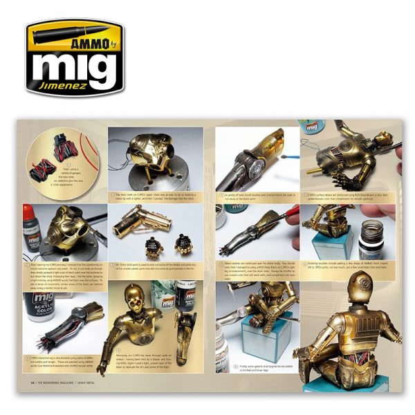 AMMO MIG 4513 THE WEATHERING MAGAZINE #14 – METALİK DOKU BOYAMA TEKNİKLERİ DERGİSİ
