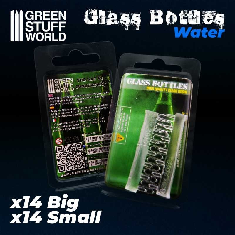 GREEN STUFF WORLD 2199 Water Bottles Resin Set - REÇİNE SU ŞİŞELERİ SETİ 28 ADET