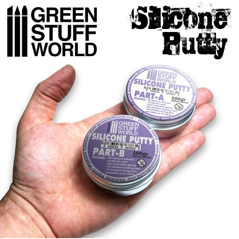 GREEN STUFF WORLD 9284 Violet Silicone Putty 200gr SİLİKON KALIP