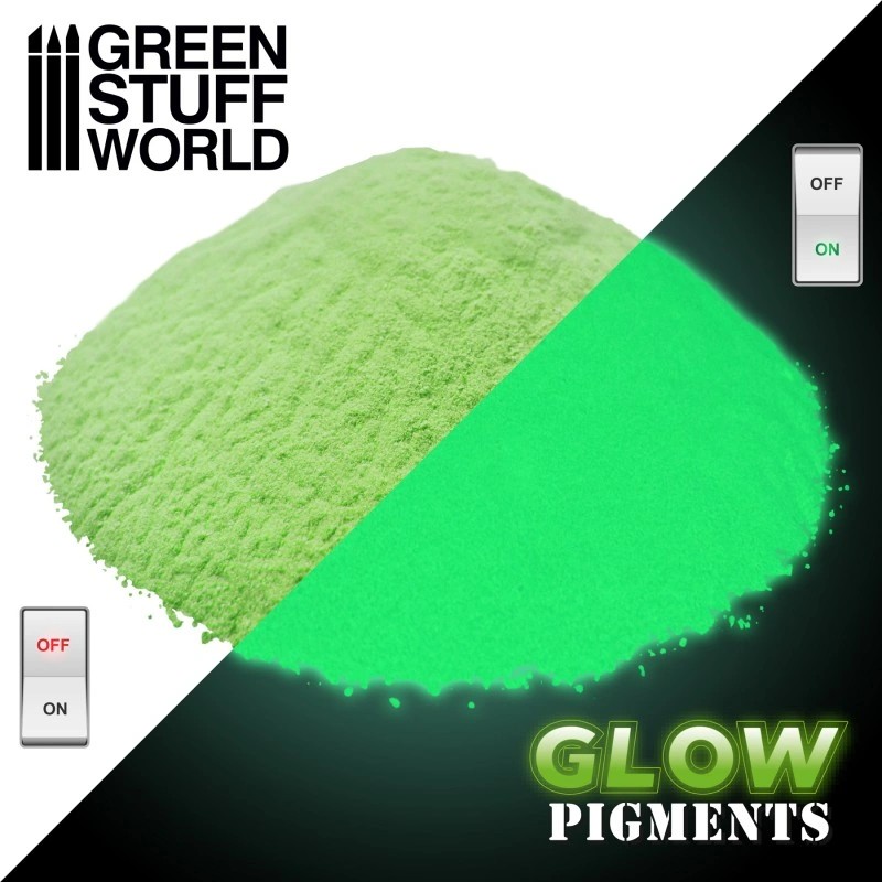 GREEN STUFF WORLD 2408 Glow in the Dark - SOUL GREEN KARANLIKTA PARLAYAN PİGMENT
