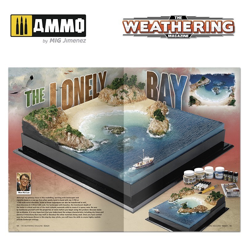 AMMO MIG 4530 THE WEATHERING MAGAZINE #31 – Beach  ENGLISH