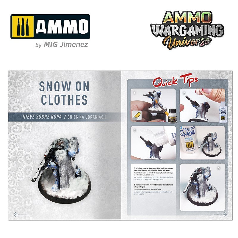 AMMO MIG 6924 WARGAMING UNIVERSE Book 05 Frozen Moors - DONMUŞ BATAKLIK ZEMİN YAPIM TEKNİKLERİ KİTABI