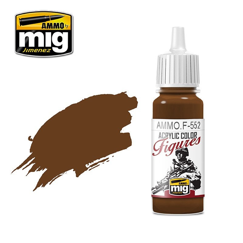 Ammo Mig Figür Boyası - F552 RED LEATHER