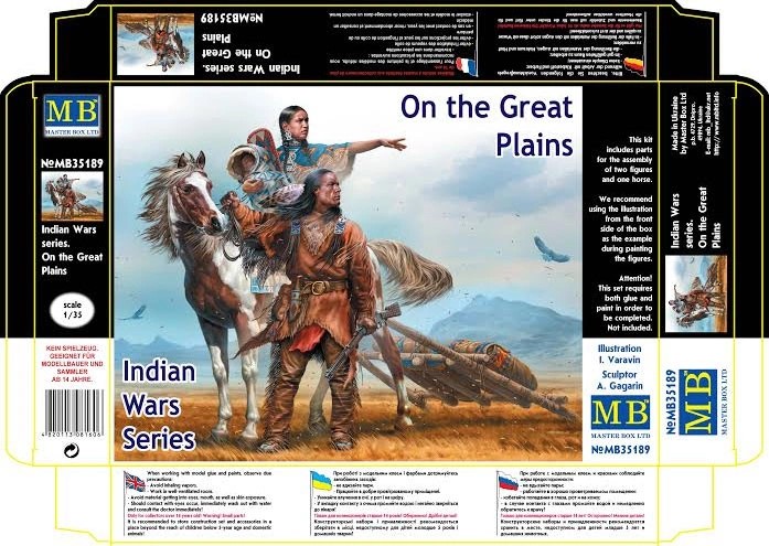 MASTER BOX 1/35 35189 "Indian Wars Series. On the Great Plains"